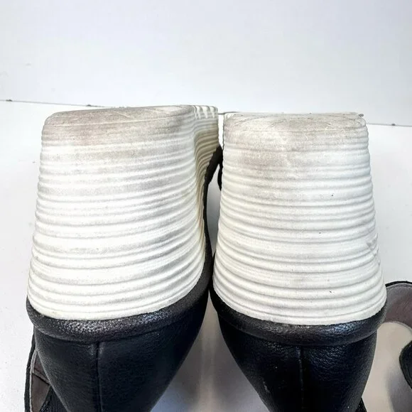 Fly London YAND Platform Wedge Shoes Ankle Strap Closed Toe Size 40 US 9 - Picture 9 of 10